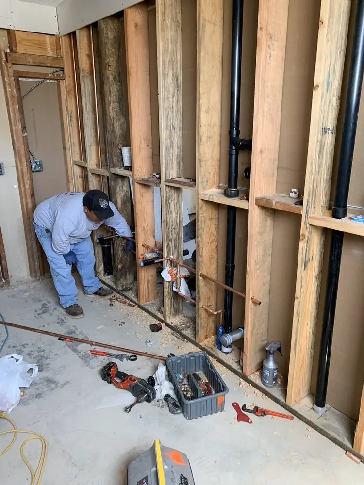 Commercial rough-in plumbing for Water Heater Replacement in Valley Forge